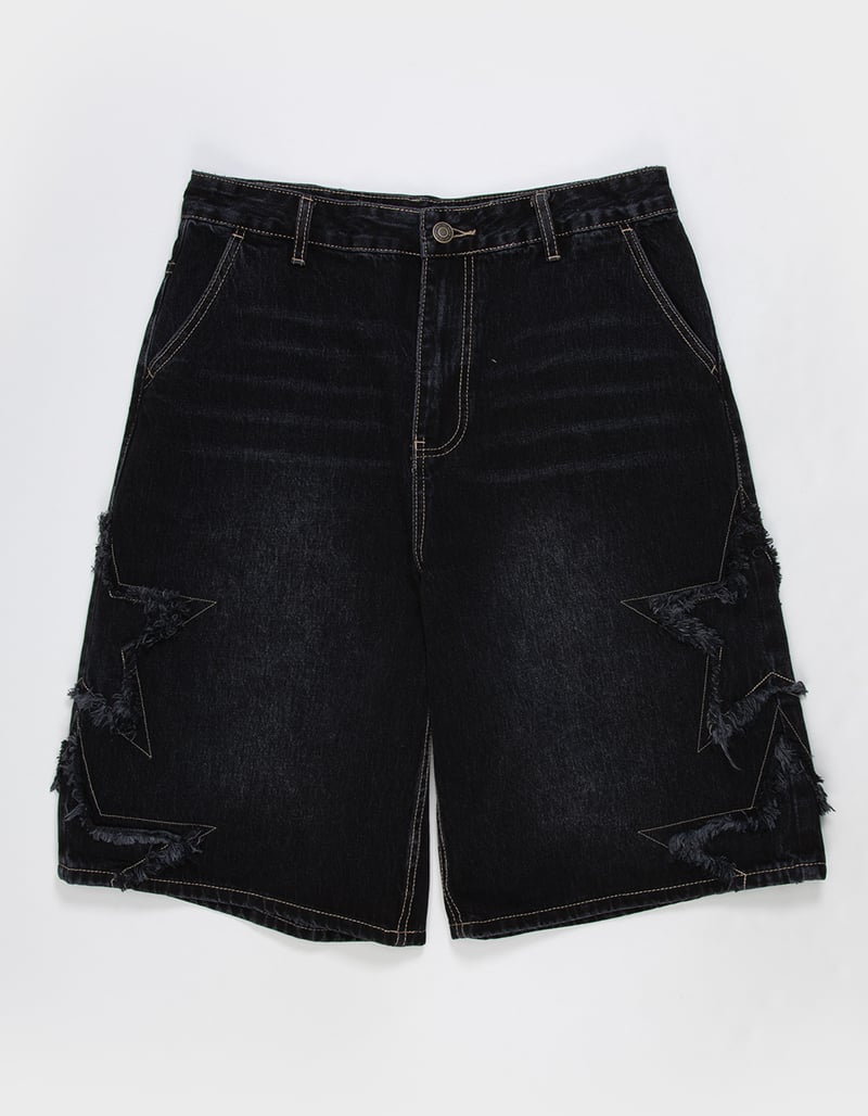 RSQ Mens Baggy Applique Jorts image number 0