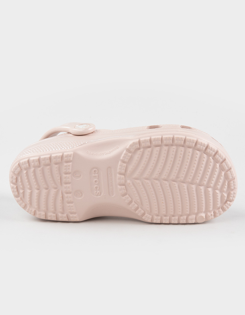 CROCS Classic Shimmer Gemstone Girls Clogs image number 2