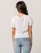 FULL TILT Essentials Tie Front Womens Tee image number 3
