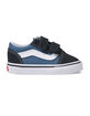 VANS Toddler Old Skool Navy Velcro Shoes image number 4