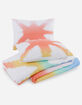 Rainbow Tie Dye Twin Comforter Set image number 3