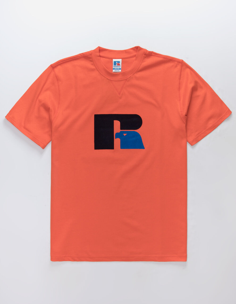 RUSSELL ATHLETIC Jerry Flock Orange Mens T-Shirt image number 0