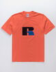RUSSELL ATHLETIC Jerry Flock Orange Mens T-Shirt image number 1