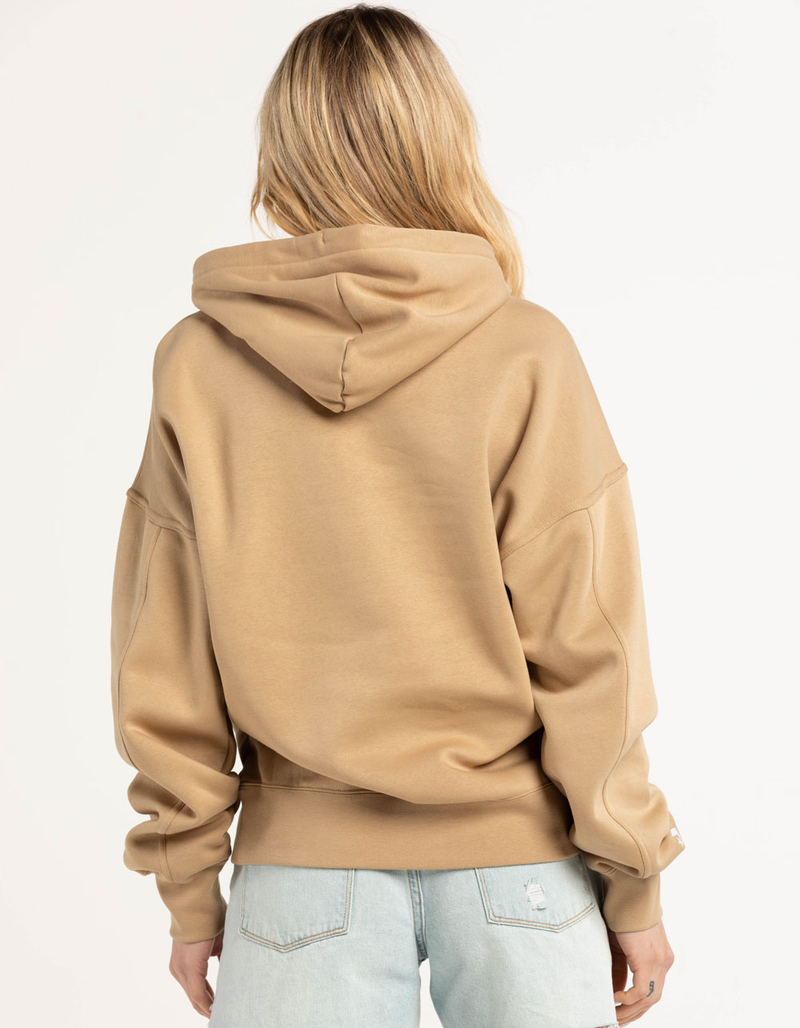 CONVERSE Embroidered Woodmark Womens Hoodie image number 2