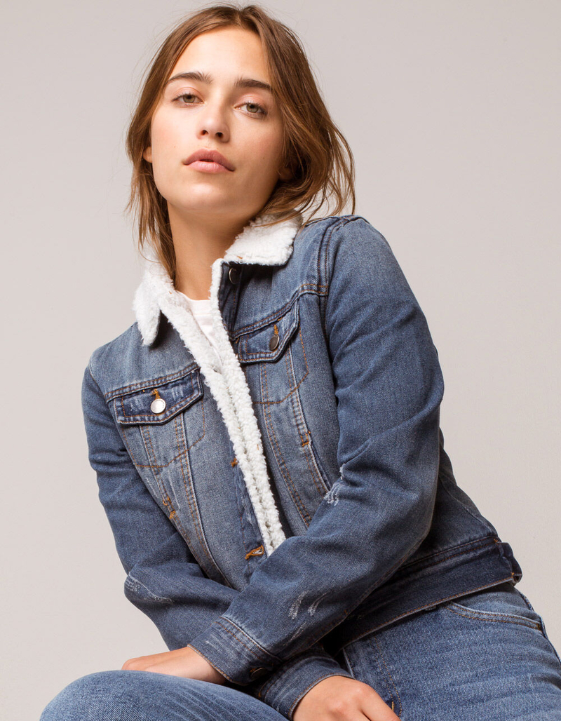ASHLEY Womens Denim Jacket image number 0