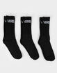 VANS 3 Pack Classic Mens Crew Socks image number 1