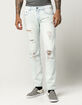 RSQ Seattle Mens Skinny Taper Ripped Jeans image number 1