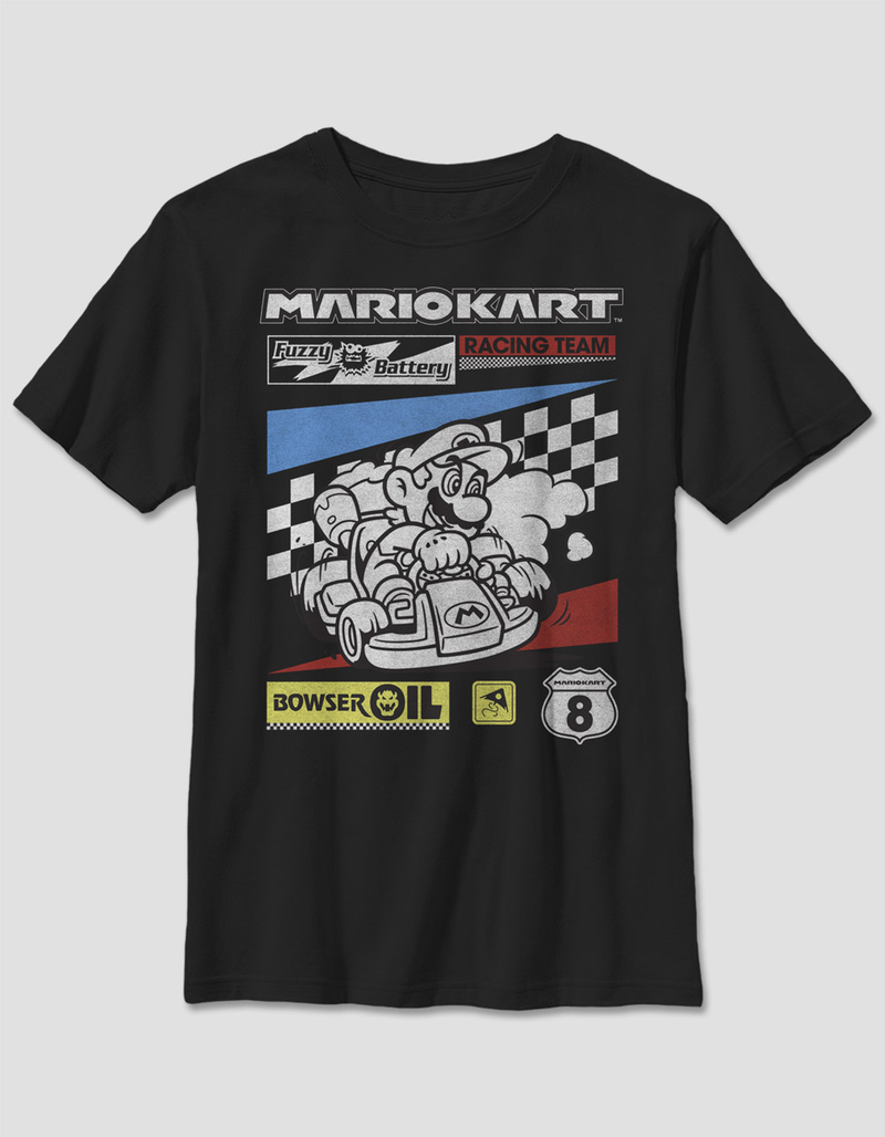 MARIO Kart Checkers Unisex Kids Tee image number 0