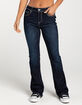 RSQ Womens Low Rise Stitch Flap Pocket Flare Jeans image number 2