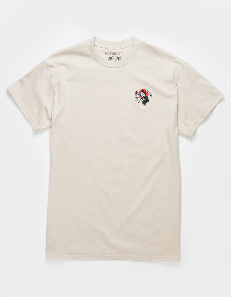 RIOT SOCIETY Kanji Reaper Emblem Mens Tee image number 0