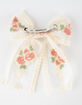FULL TILT Embroidered Bow Hair Clip image number 3