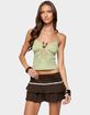 EDIKTED Haylie Cut Out Halter Top image number 1