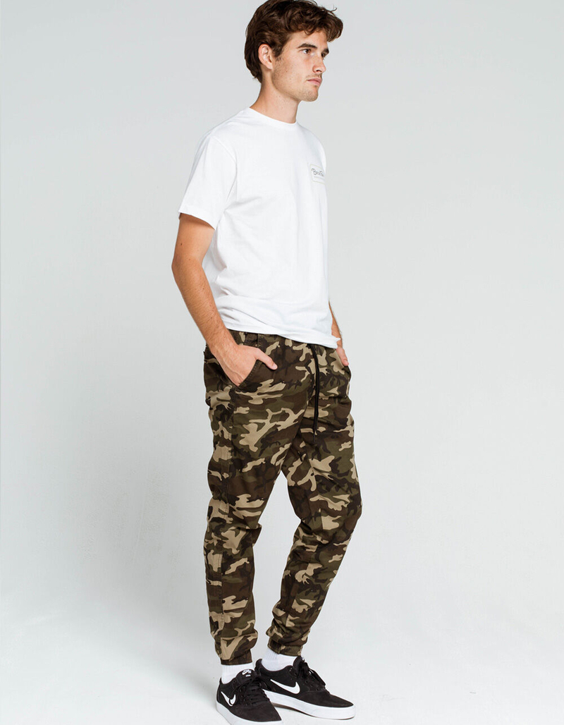 RSQ Twill Mens Camo Jogger Pants image number 6