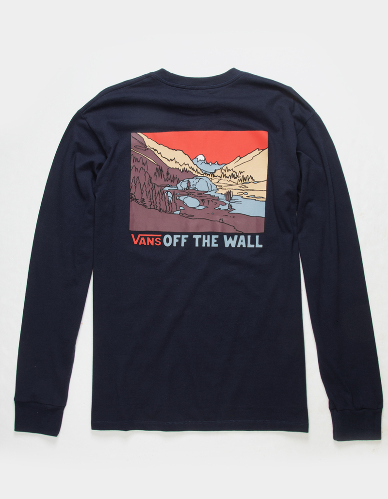VANS Outdoor Club Mens Tee NAVY Tillys