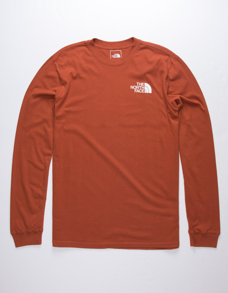 THE NORTH FACE Red Box Burnt Red Mens T-Shirt image number 1