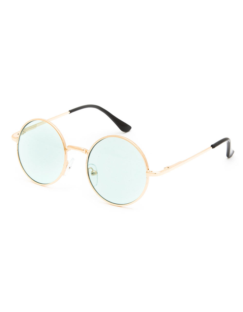 BLUE CROWN Tiny Round Sunglasses image number 0