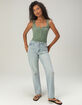 FREE PEOPLE Clean Slate Womens Sleeveless Henley Top image number 2