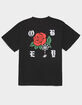 OBEY Spider Rose Mens Heavyweight Boxy Tee image number 2