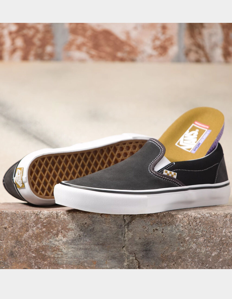 VANS Classic Slip-On Skate Shoes image number 1