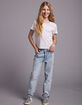 RSQ Girls Low Rise Girlfriend Jeans image number 1
