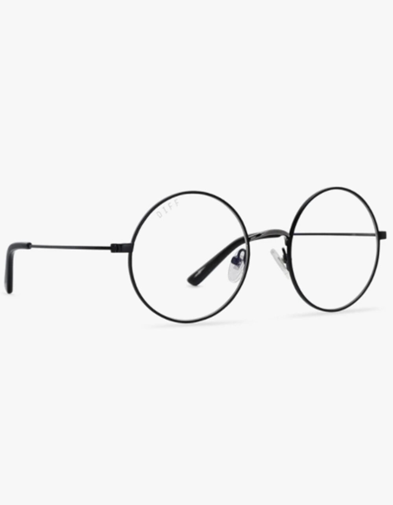DIFF x Harry Potter Chosen One Black Blue Light Sunglasses image number 0