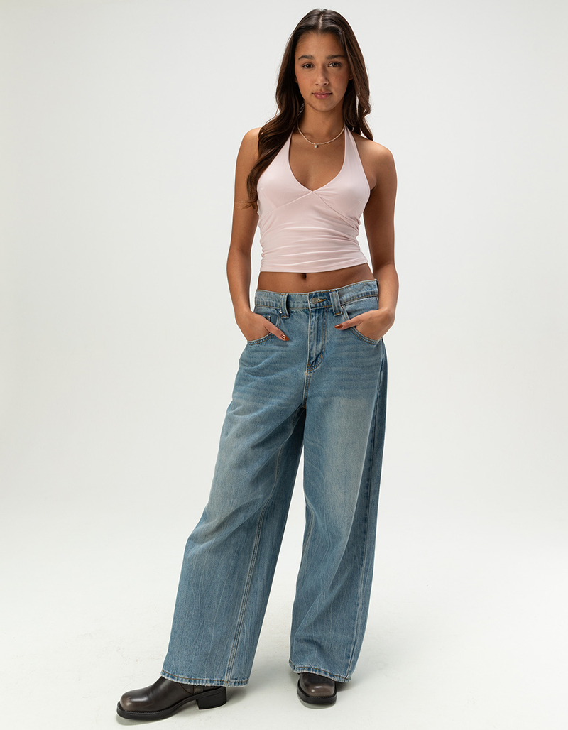 TILLYS Womens Butter Soft Empire Waist Halter Top image number 1