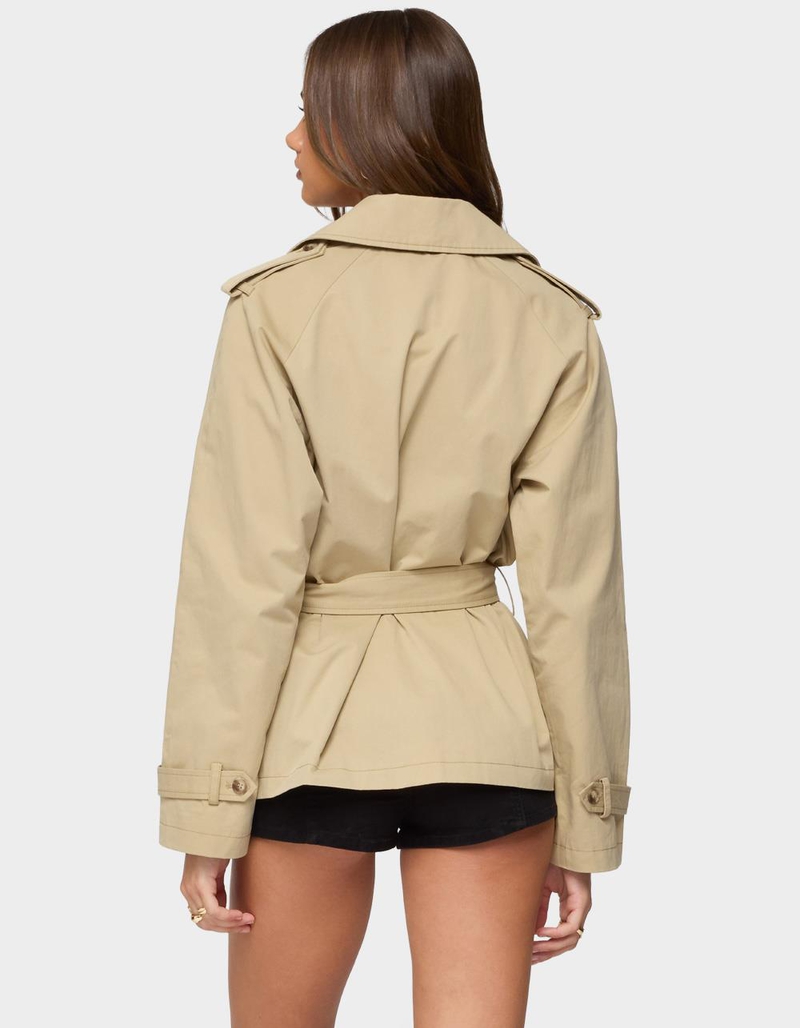 EDIKTED Tobie Raglan Trench Jacket image number 2