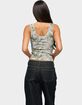 EDIKTED Edikted Girly Ribbed Tank Top image number 3