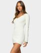 EDIKTED Kaitlyn Long Sleeve Knit Mini Dress image number 3