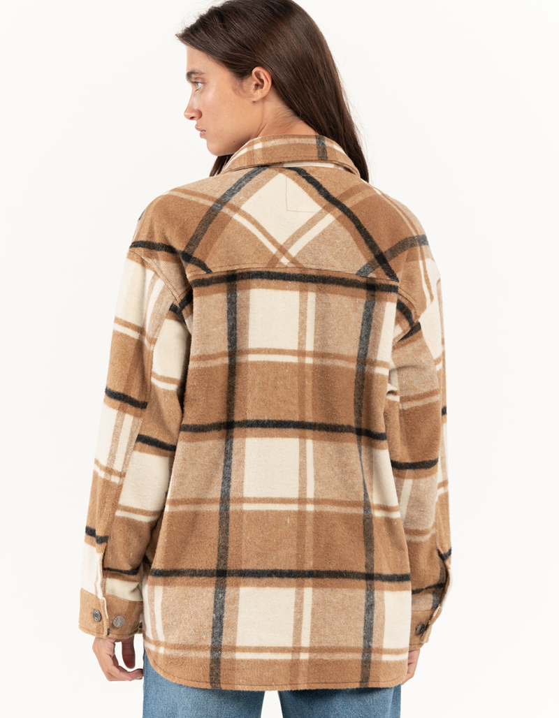 RSQ Plaid Womens Shacket image number 2