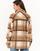 RSQ Plaid Womens Shacket image number 3