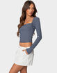 EDIKTED Alex Striped Top image number 3