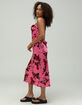 WEST OF MELROSE Floral Satin Womens Slip Dress image number 2