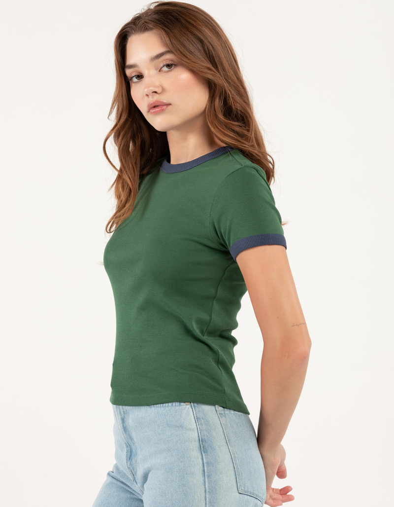 RSQ Solid Womens Ringer Tee image number 1