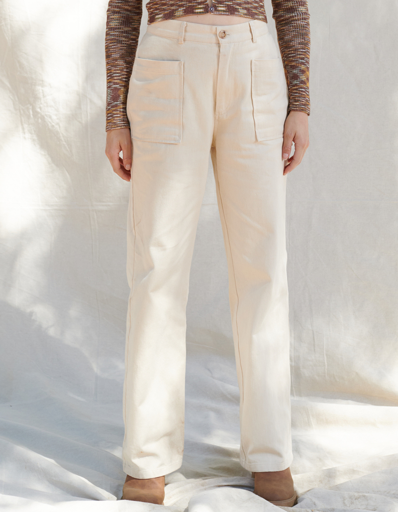 WEST OF MELROSE Womens Utility Wide Leg Pants image number 2