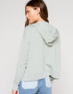 RVCA Small RVCA Zip Front Womens Sage Hoodie image number 3
