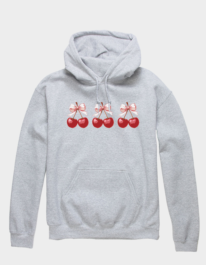 CHERRIES Trio Bows Unisex Hoodie image number 0