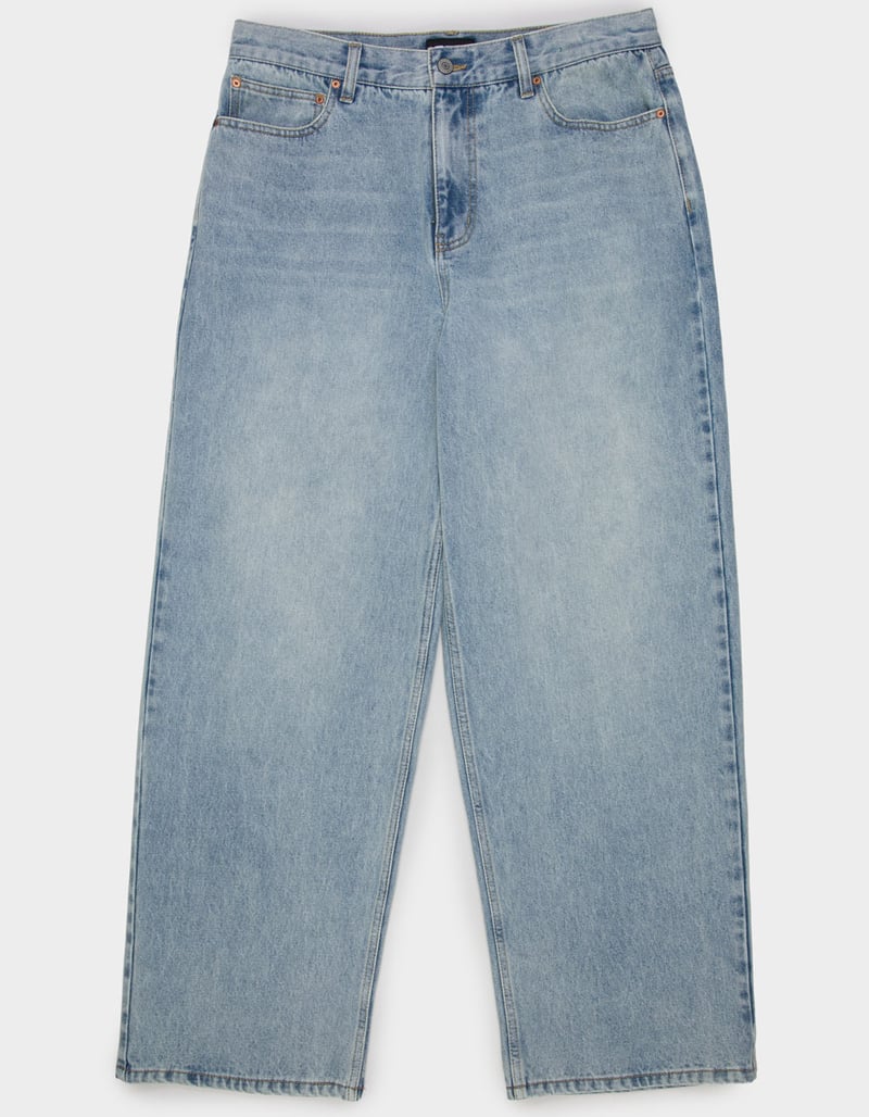 RSQ Mens Extra Baggy Embroidered Jeans image number 6