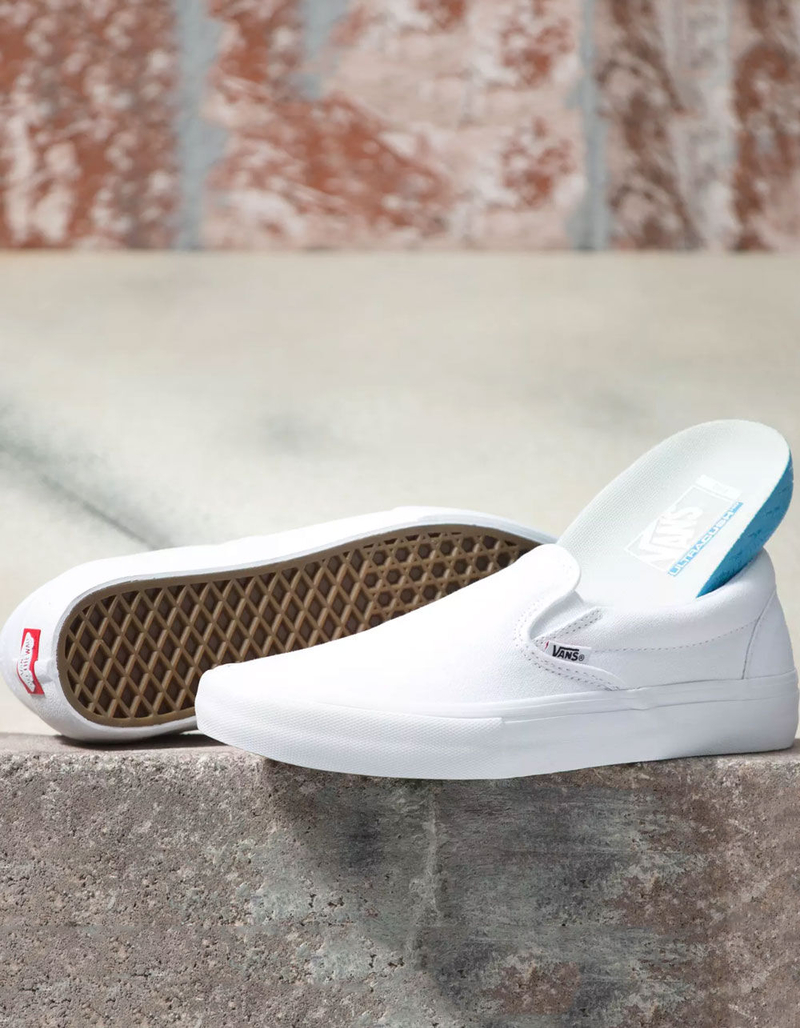 VANS Slip-On Pro White Shoes image number 0