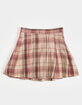 FULL TILT Plaid Girls Tennis Skirt image number 1