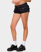 EDIKTED Cavella Stretchy Denim Micro Shorts image number 3