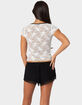 EDIKTED Avi Sheer Lace Top image number 5