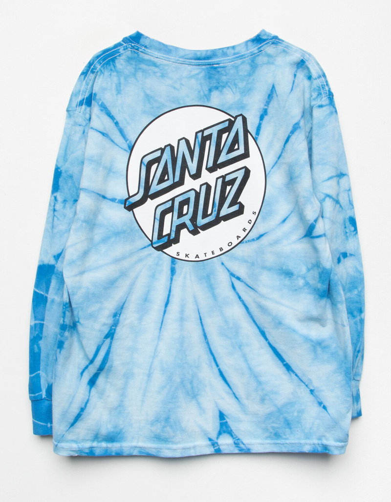 SANTA CRUZ Tie Dye Girls Blue Tee image number 0