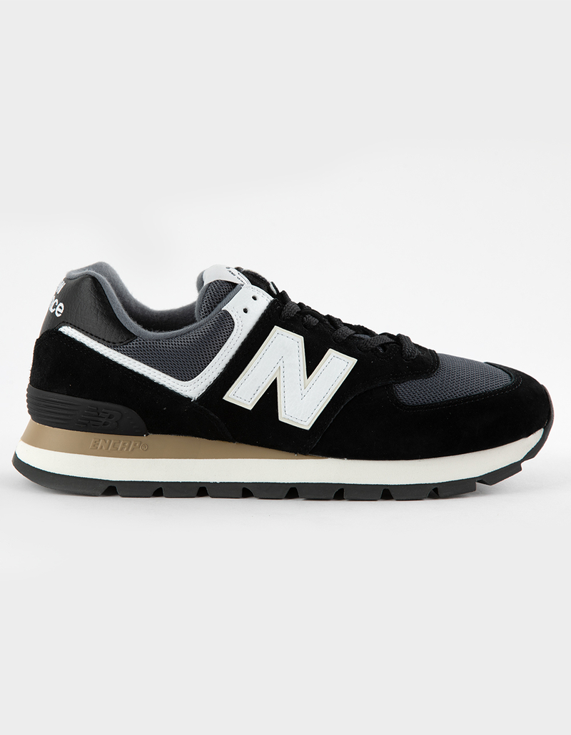 NEW BALANCE 574 Rugged Mens Shoes - BLK/GRY | Tillys 