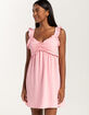 TIMING Tie Back Womens Babydoll Dress image number 1