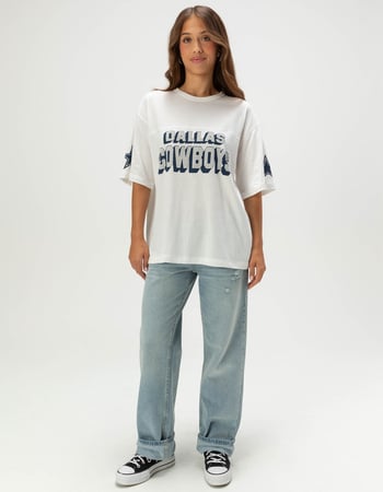 JUNK FOOD Dallas Cowboys Halfback Womens Jersey Tee Alternative Image