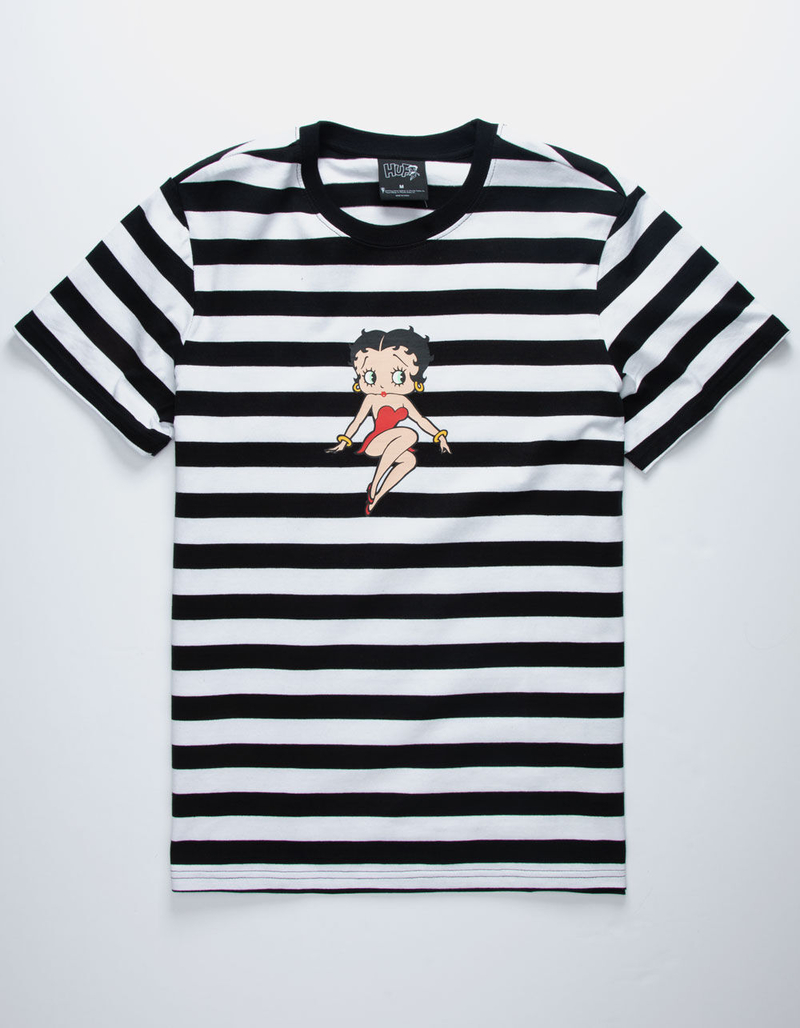 HUF x Betty Boop Stripe Betty Boop Mens T-Shirt image number 0