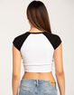 ROXY College Womens Crop Raglan Tee image number 3