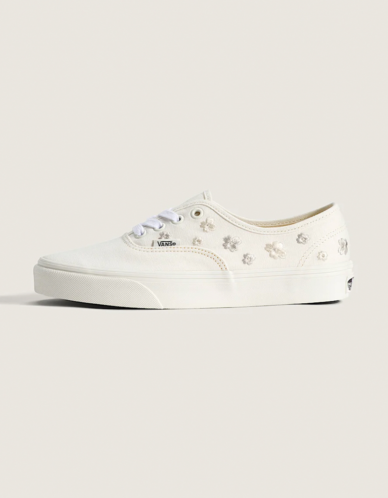 VANS Authentic Womens Floral Embroidered Shoes image number 0