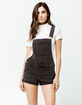 RSQ Denim Black Womens Shortalls image number 4